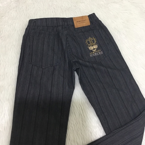 Iceberg Jeans Iceberg History Black Rhinestone Jeans Poshmark